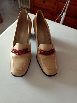 Zapatos Vermont beige vintage
