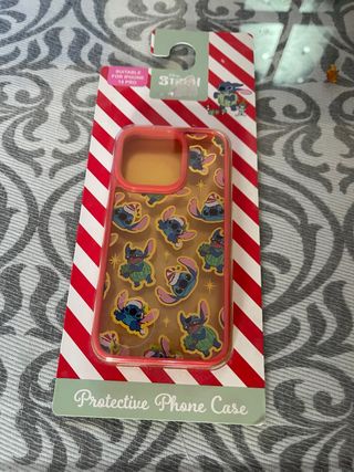Funda iPhone 14 Pro Stitch Navidad