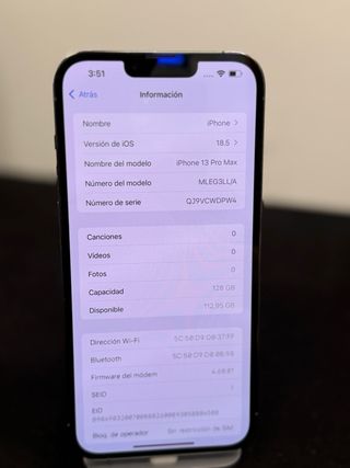iPhone 13 Pro Max 128GB Azul