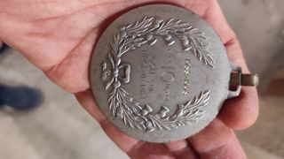Medaglia premio golf antica
