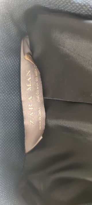 Traje chaqueta azul marino