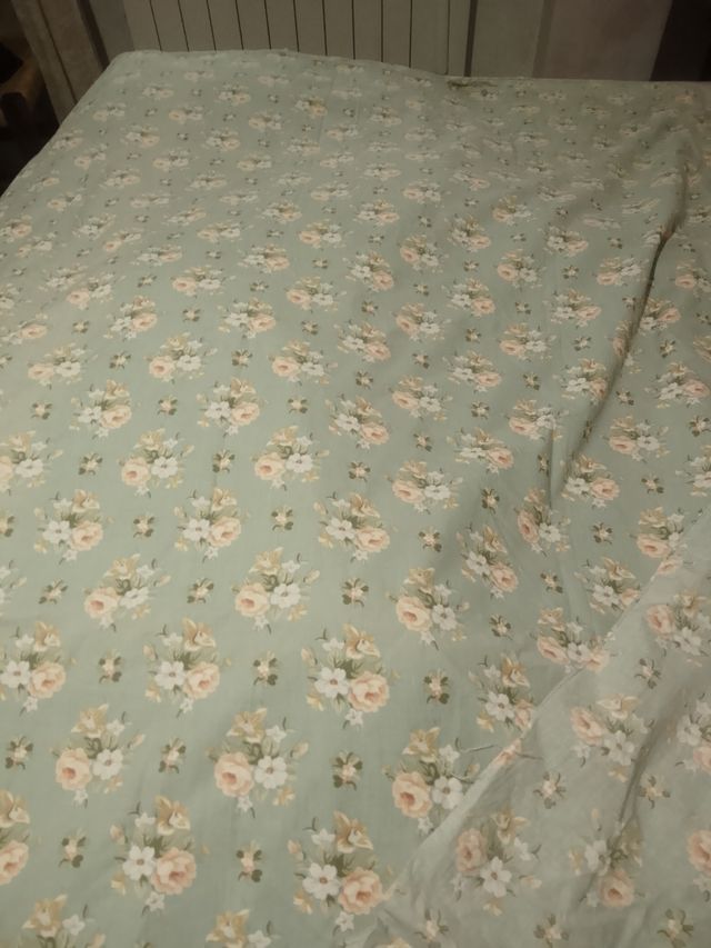 Sacco spiumone singolo + federa fiori