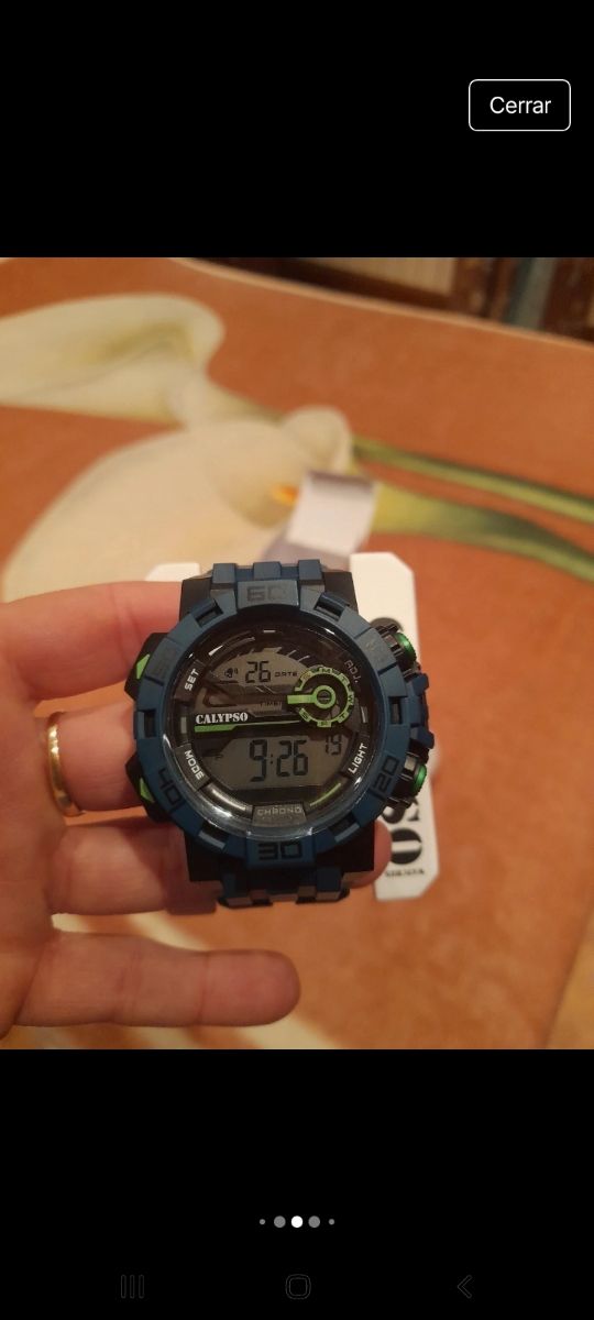 Reloj Calypso azul - nuevo