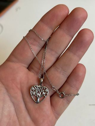 Collar con colgante "Árbol de vida" plata 925