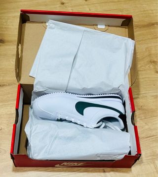 Zapatillas Nike Cortez - 36.5- 38,5 Blancas/Verdes