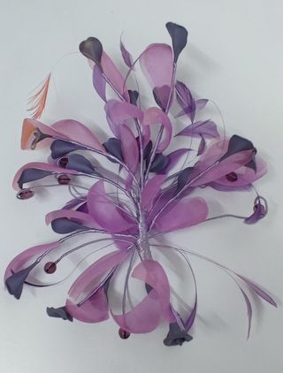 Tocado Lila-Morado para Madrina