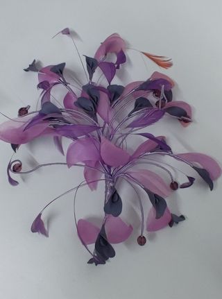 Tocado Lila-Morado para Madrina