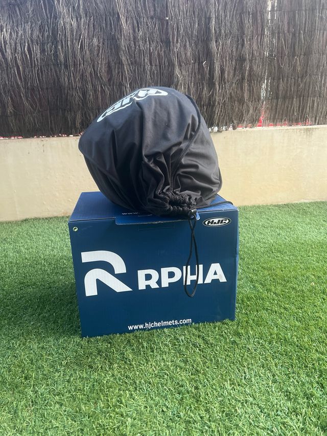 Casco moto HJC negro/amarillo