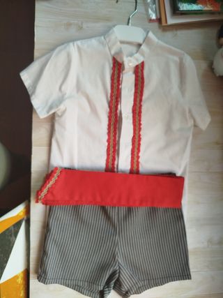 Traje campero niño talla 6