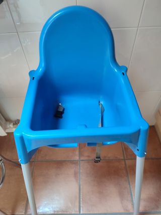 Trona bebé azul