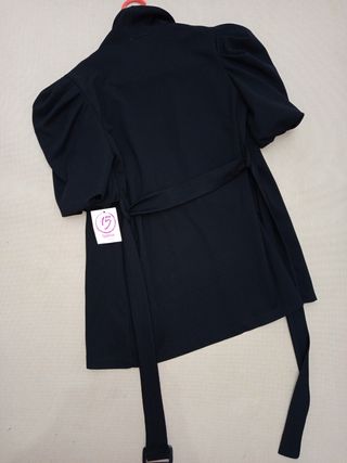 Blazer manga abullonada