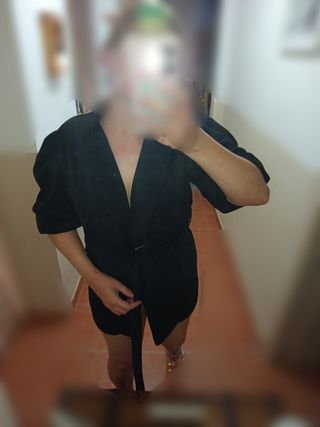 Blazer manga abullonada