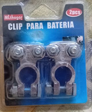 Pinzas batería coche - 2uds