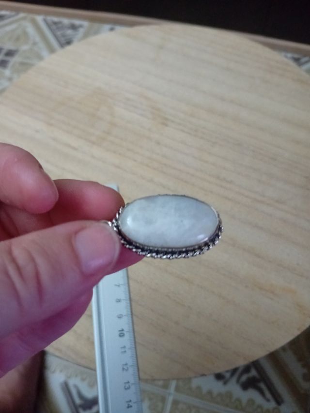 Ciondolo bianca labradorite Argento 925