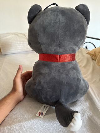 Peluche Perro Husky - Gris Blanco