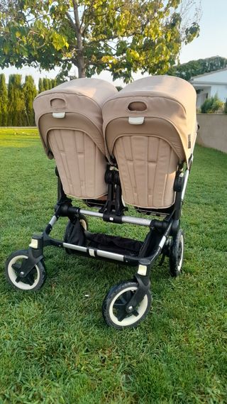 Bugaboo Donkey gemelar beige