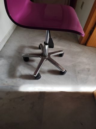Silla escritorio rosa