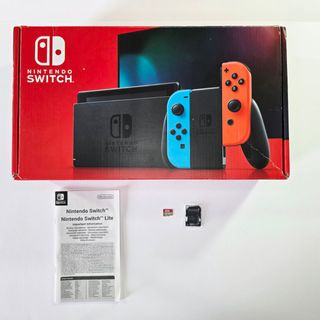 Nintendo Switch + Joy-Con + Controller
