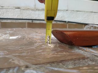 Baranda madera 217cm -  maciza