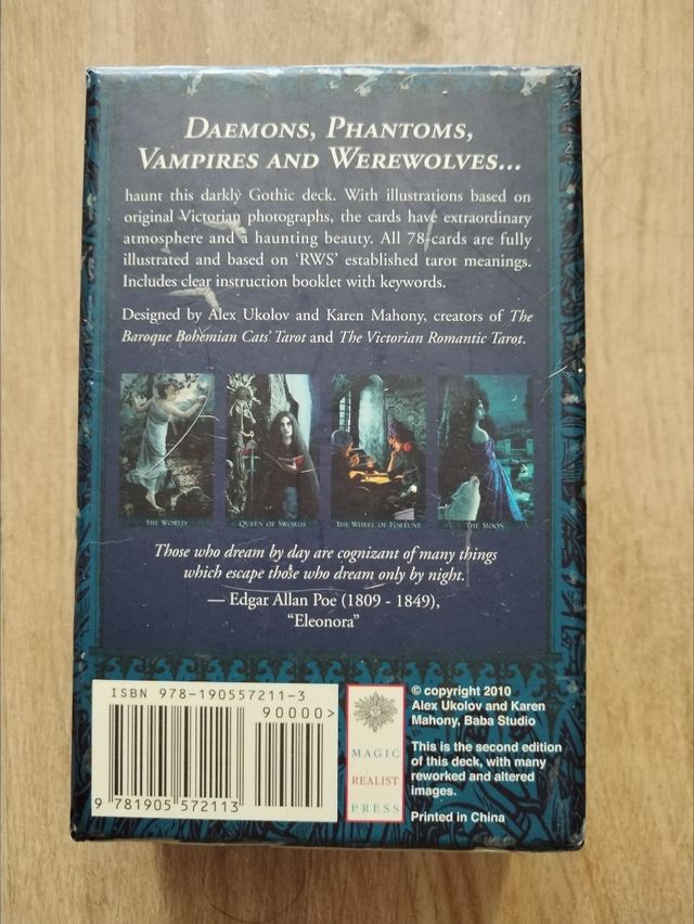 The Bohemian Gothic tarot, 2nd edition, pewter edg