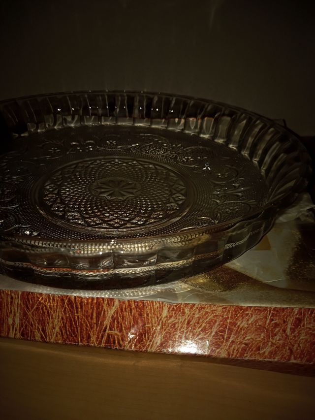 Plato cristal Pasabahce