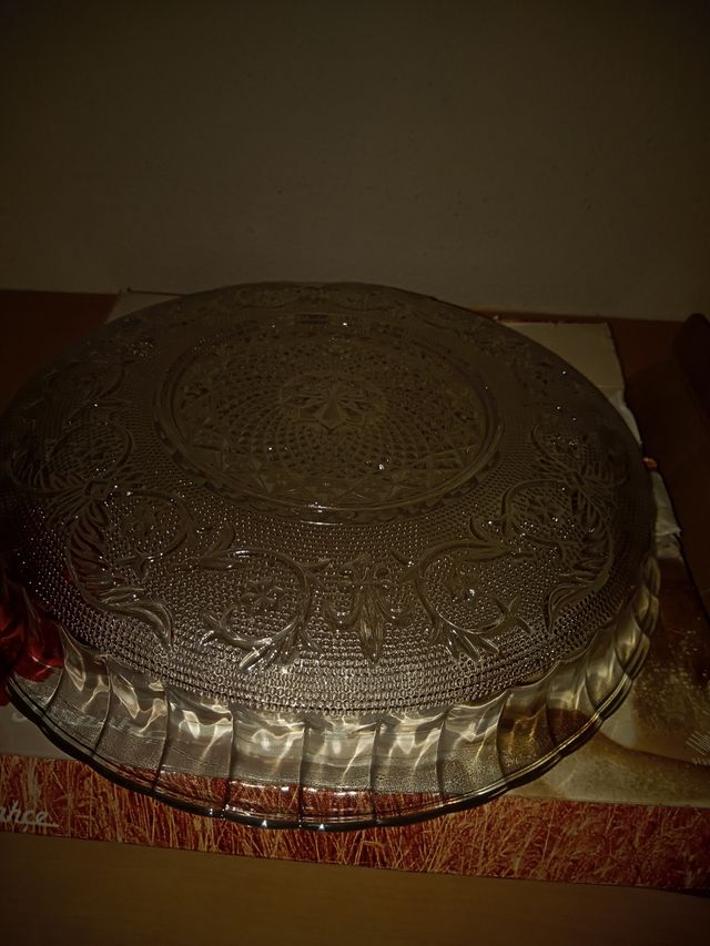 Plato cristal Pasabahce