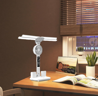 Lampara LED Escritorio con Ventilador