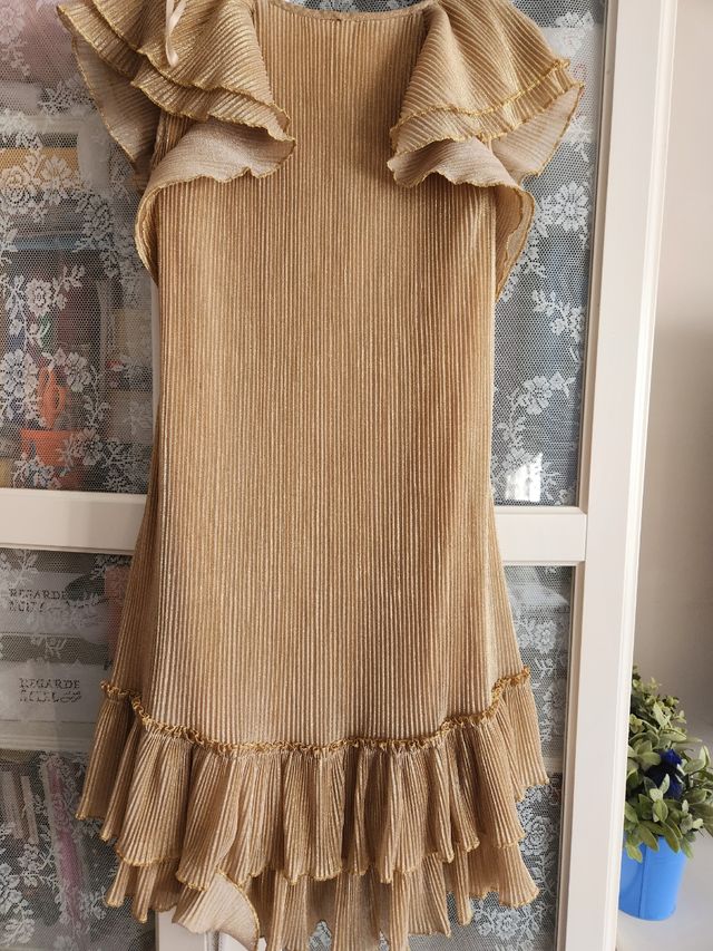 Vestido dorado Highly Preppy colección Maui Dreams