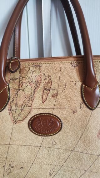 Borsa a mano vintage mappa