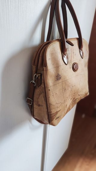Borsa a mano vintage mappa