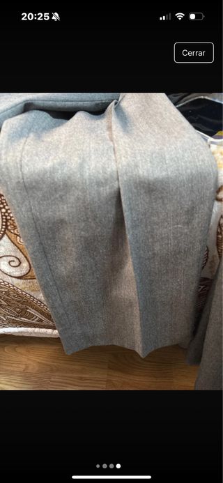 Traje chaqueta gris