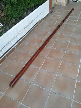 Baranda madera caoba 380cm