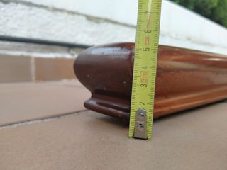 Baranda madera caoba 380cm