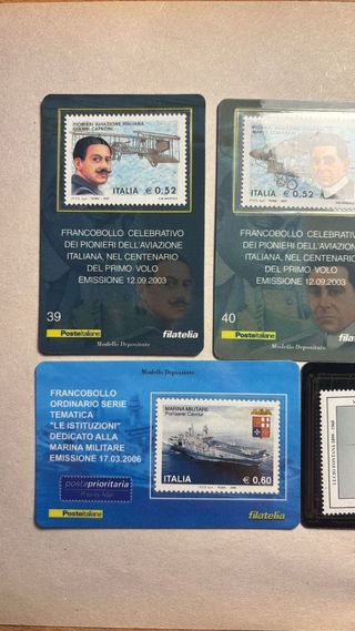 5 cartoline filateliche Italia