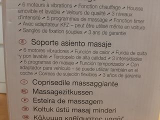 Asiento masaje Beurer MG 160 con calor NUEVO