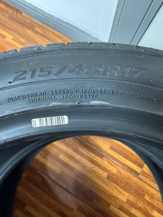Neumáticos 215/45R17 - 2 unidades