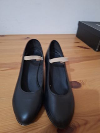 Zapatos baile Sevillanas negros