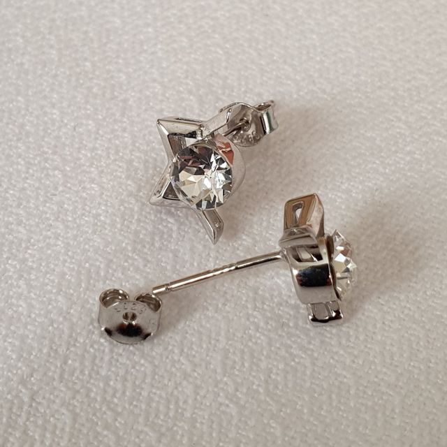 Pendientes ESTRELLAS ORO BLANCO