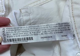 Shorts blancos Bershka