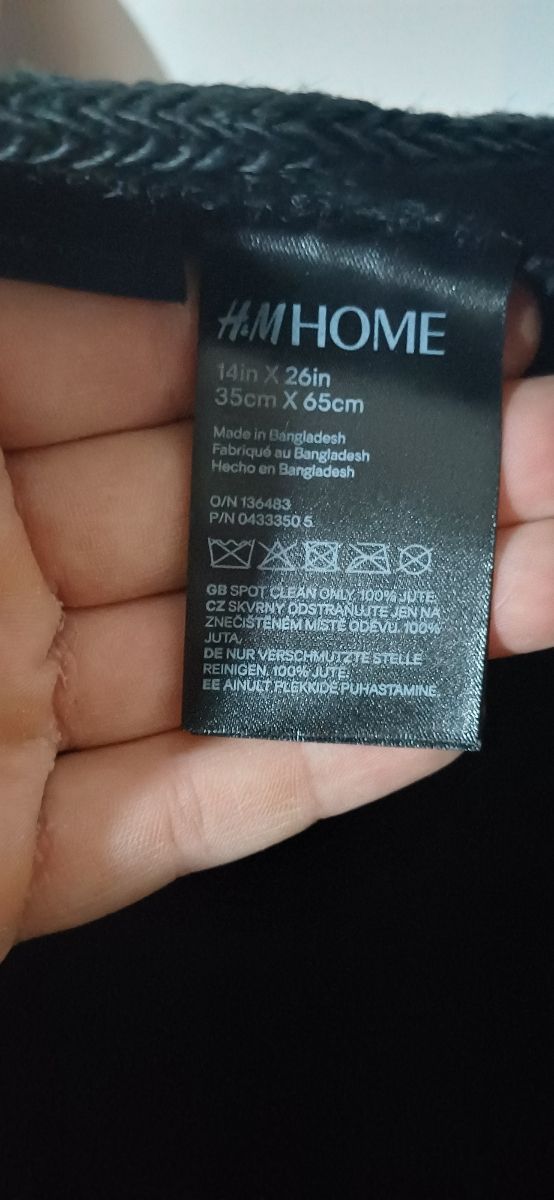 Cesto contenitore HeM - Nero