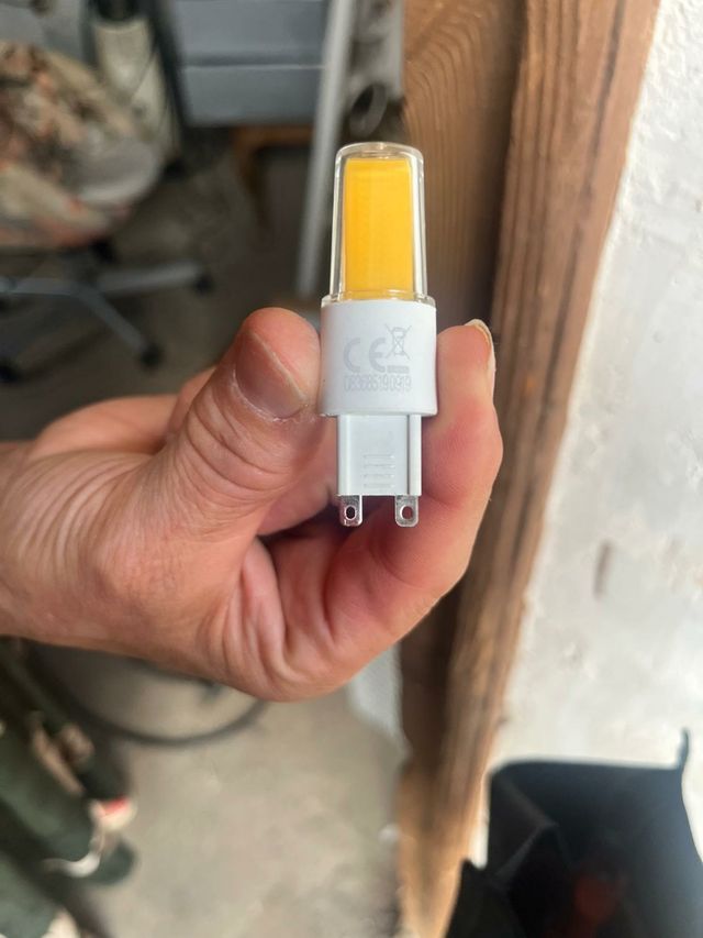 Lámpara 5 brazos estilo vintage