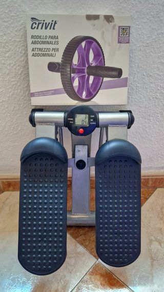 Rodillo Abdominal + Step.
Gimnasia