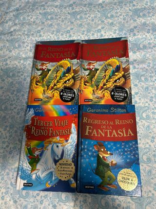 Pack libros Geronimo Stilton.
