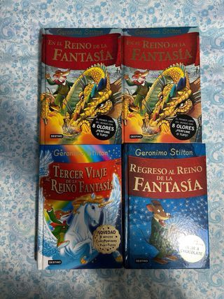 Pack libros Geronimo Stilton.
