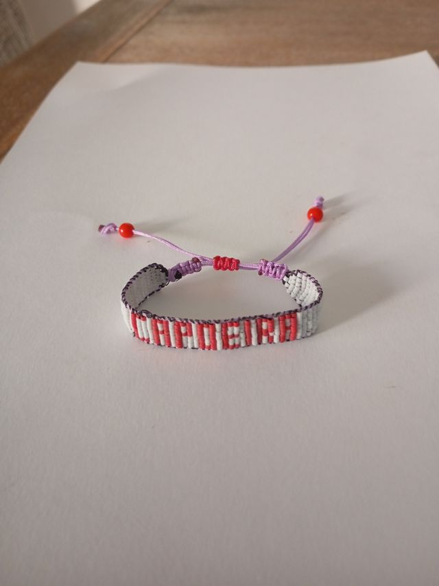 Pulsera Capoeira - Roja y Morada