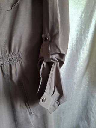 Vestido Massimo Dutti verde oliva - Talla M