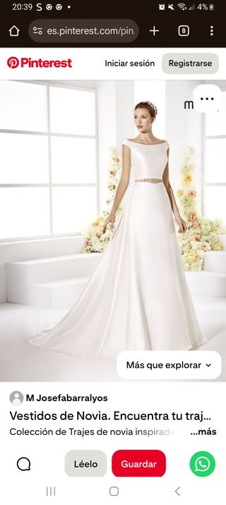 Vestido novia Manila Lois 2018