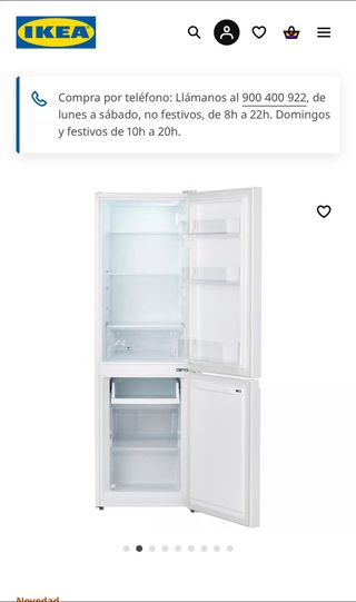 Nevera Lagan 115/59L - Blanca