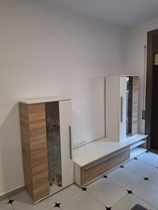 Mueble TV + 2 Vitrinas