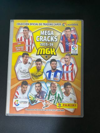 Álbum Mega Cracks 2015-16 Panini incompleto
